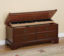 cedar chest with seat